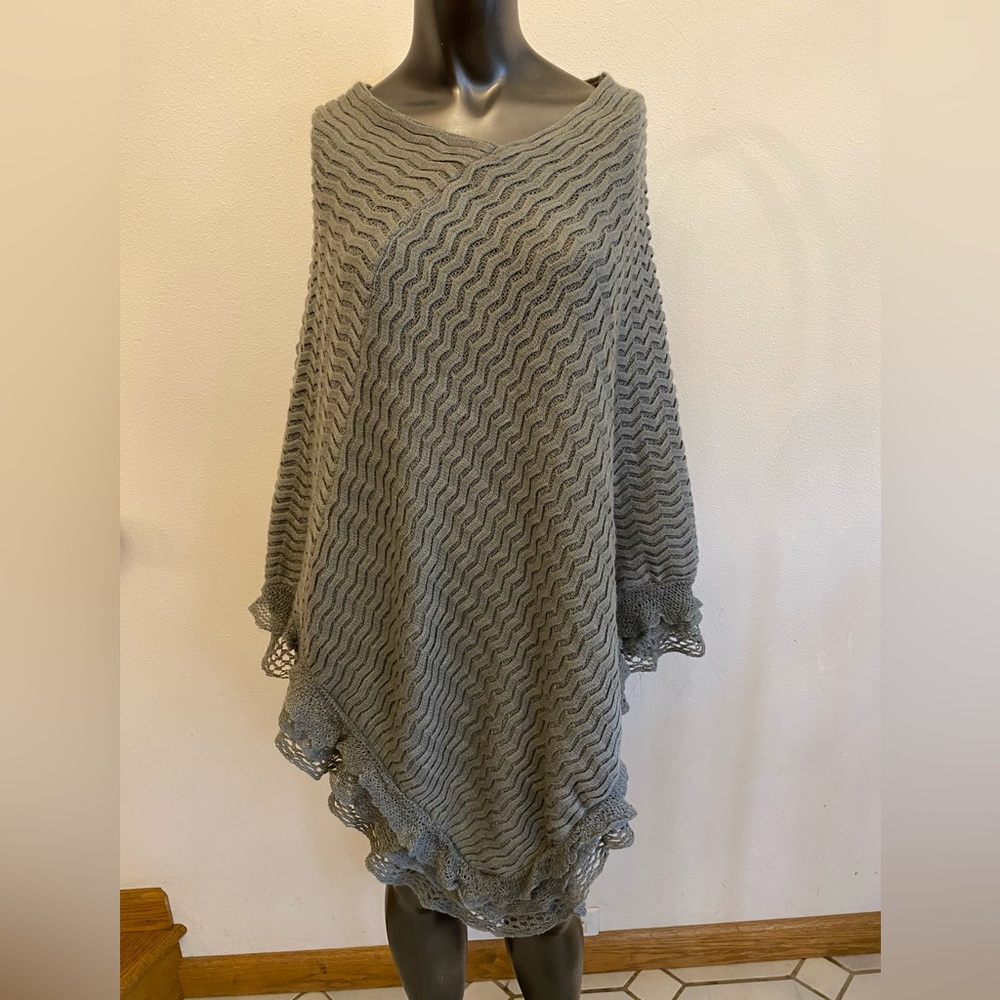 Gray Poncho